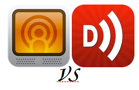 Logotipos de las aplicaciones Downcast e Instacast